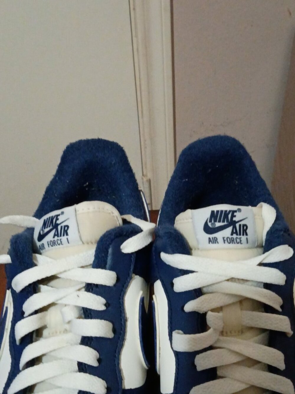 Nike Air Force 1 07 LV8 College Pack Midnight Navy DQ7659-101 Men's Shoes Sz 12 - Picture 5 of 14
